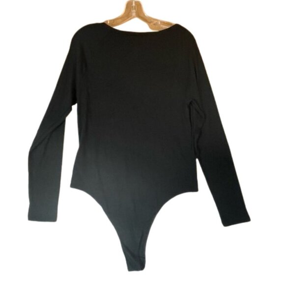 a new day ribbed black body suit Long Sleeve New NWT XXL - Picture 2 of 9
